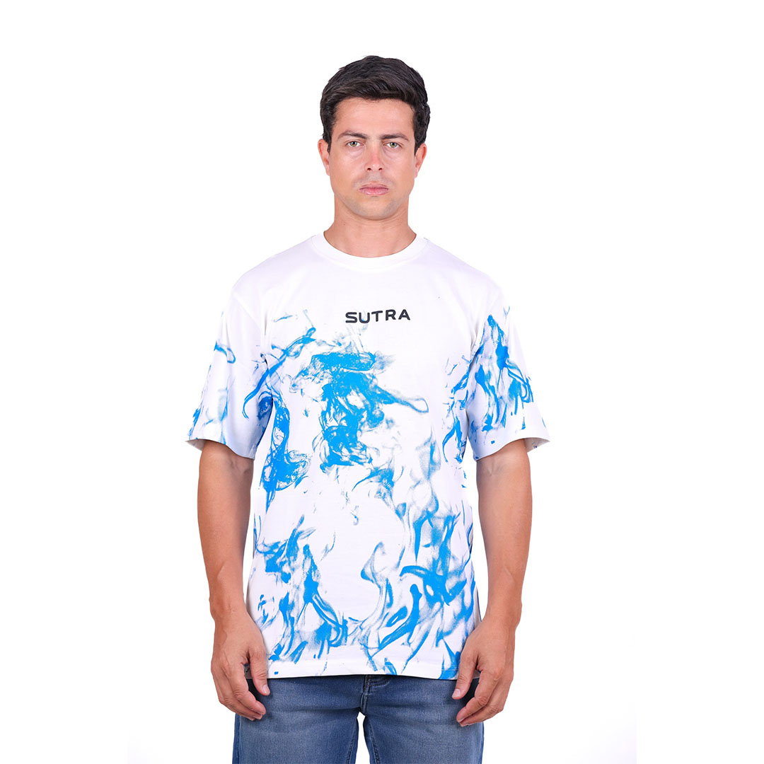 تيشيرت نصف كم رجالي مطبوع sutra