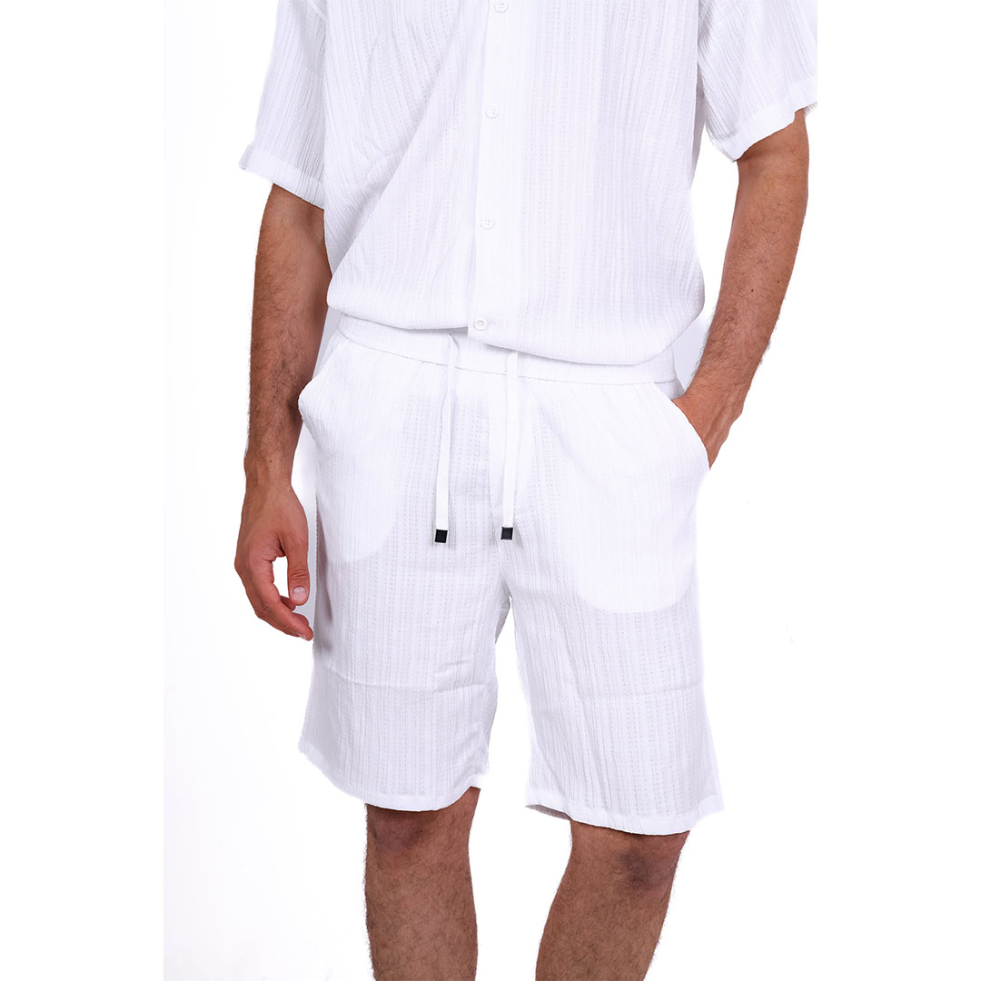 طقم كروشية رجالي - 2 قطعة