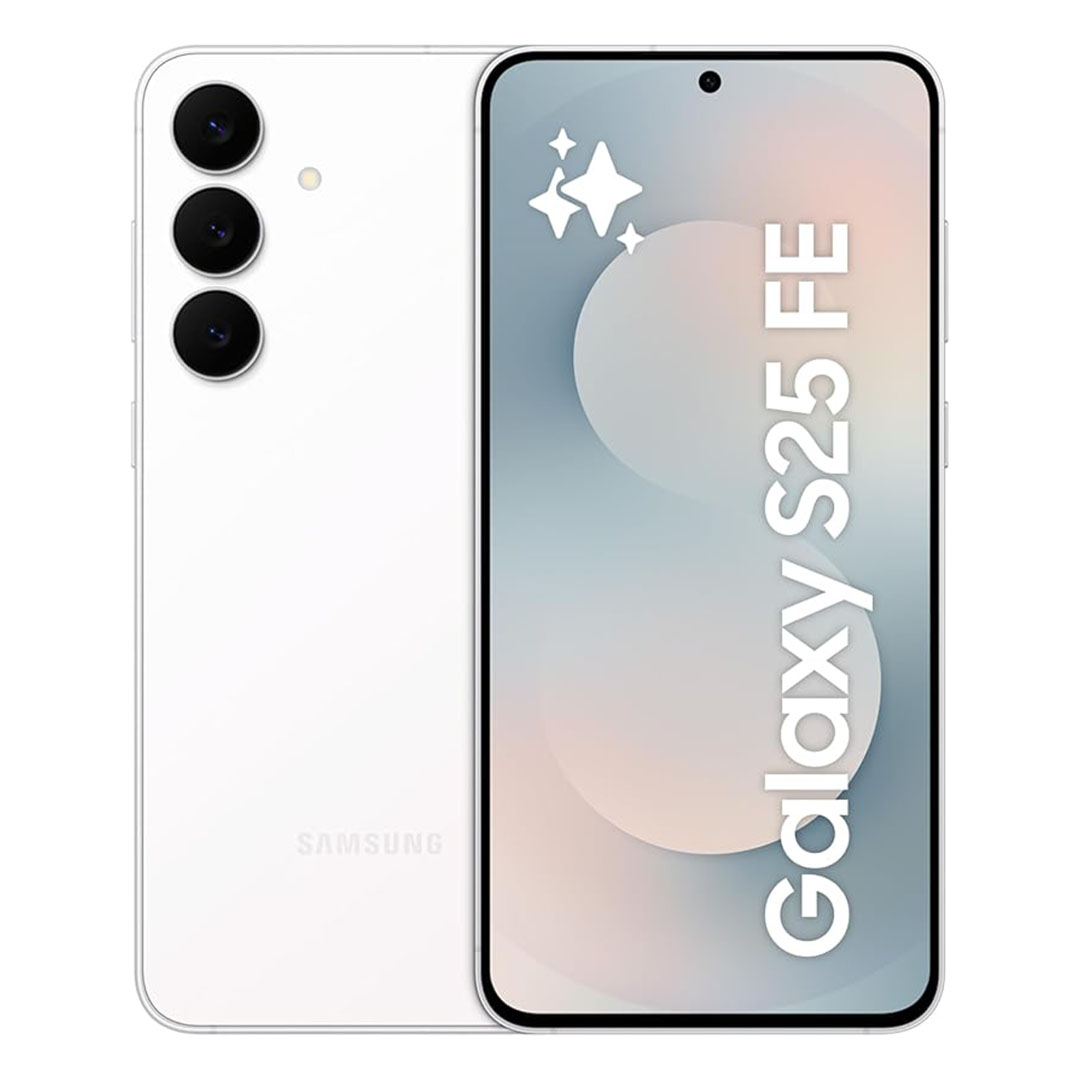 سامسونج S25 FE موبايل - 256/8 - شريحتين - 5G - أبيض