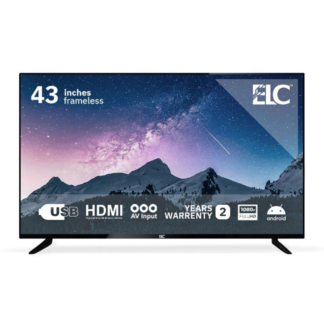 تلفزيون ELC - 43 بوصة - LED - HD - سمارت - أندرويد - بدون إطار - 43Z1