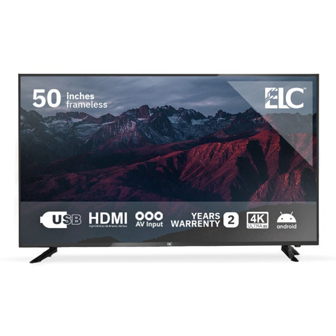 تلفزيون ELC - 50 بوصة - LED - 4K UHD - سمارت - أندرويد - بدون إطار - 50Z1TS