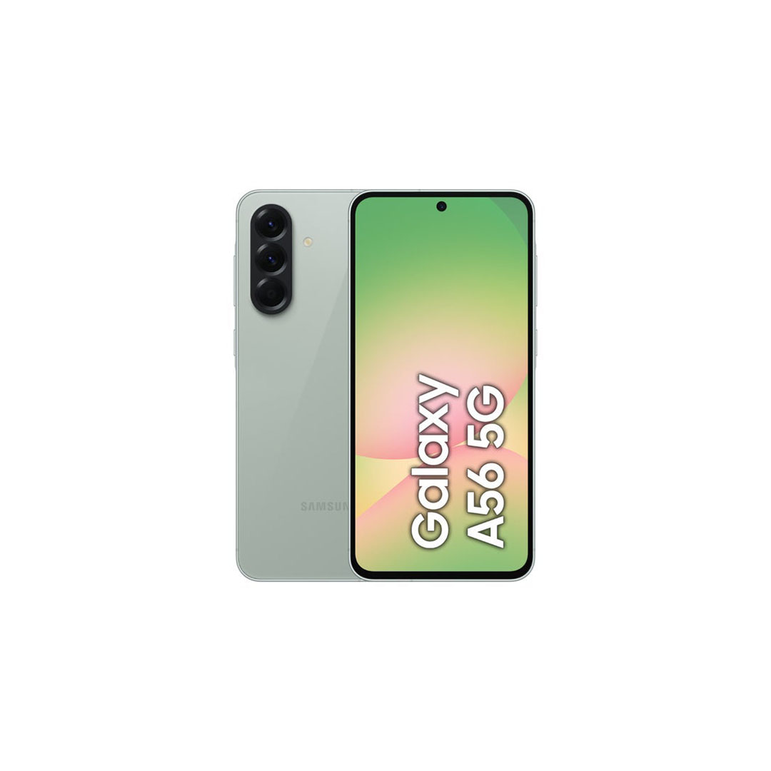 موبايل سامسونج جلاكسي A56 - شريحتين - 5G - 256/12 - زيتي