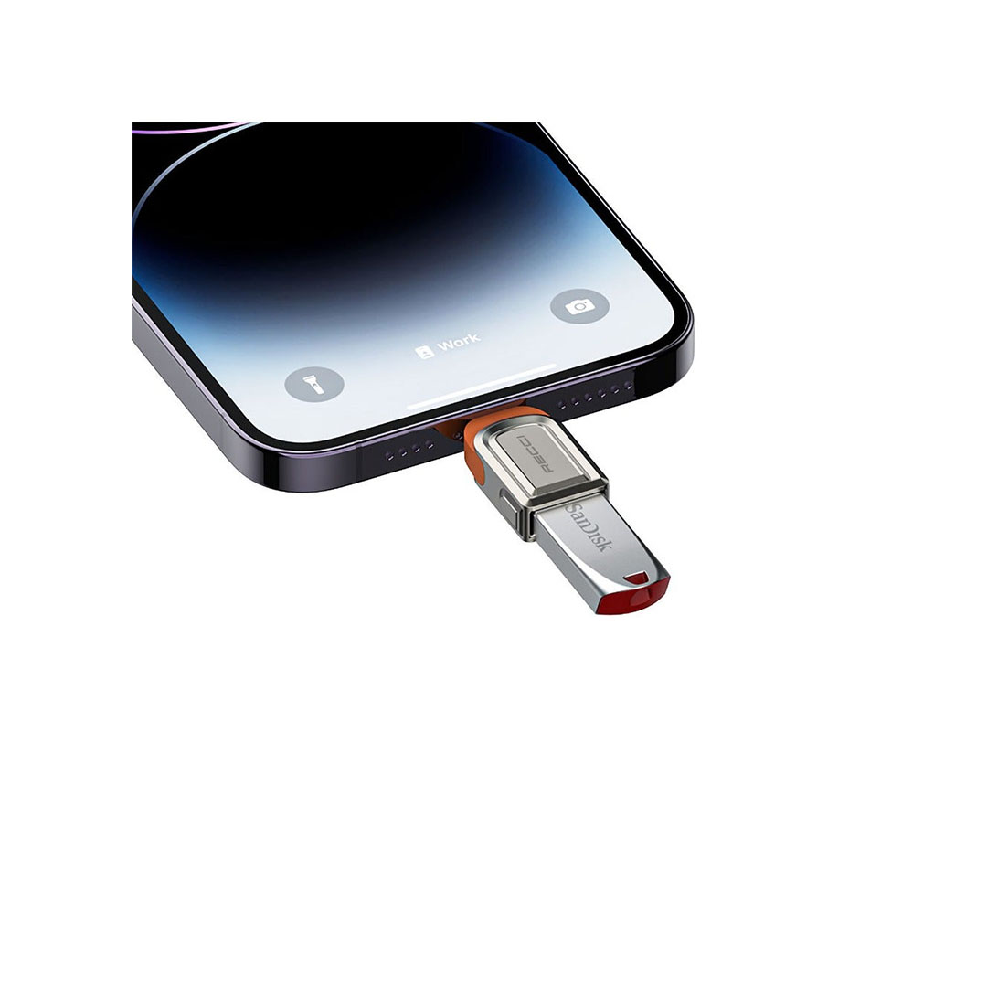 محول نقل بيانات فائق السرعة USB 3.0 إلى Lightning OTG - Recci - RDS-A16L