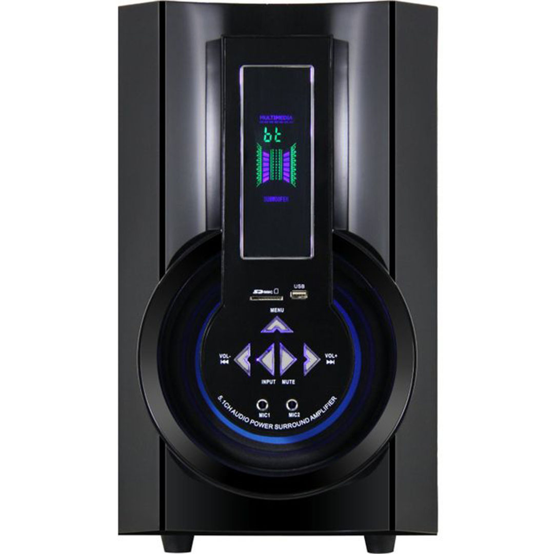 كونيكس - مسرح منزلي - صوت محيطي - 5.1 قناة - بلوتوث - USB - ريموت