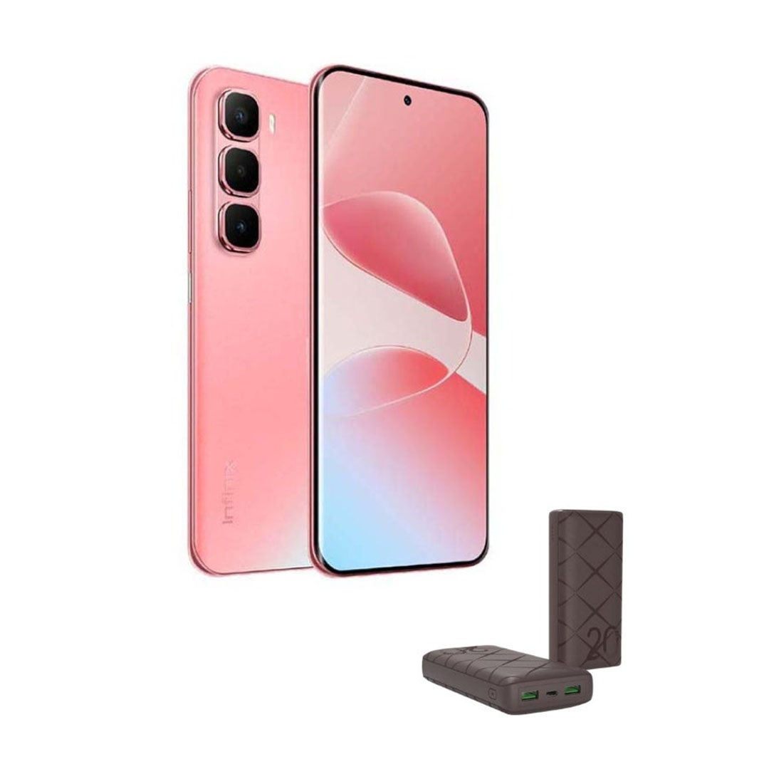 انفينكس هوت 60 برو - 8+256 جيجا - بينك - باور بانك هدية