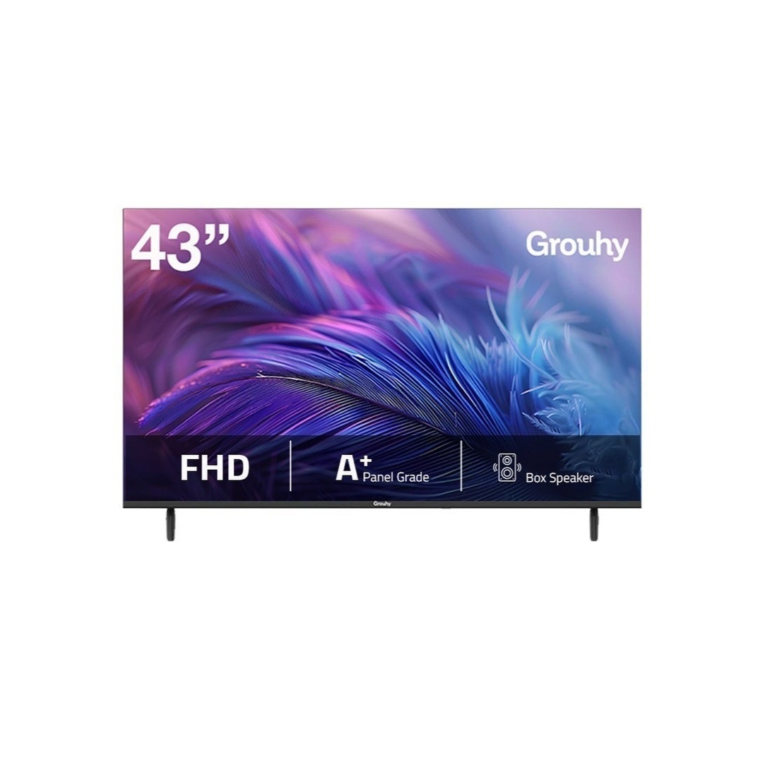 تلفزيون جروهي 43 بوصة سمارت FHD LED بدون إطار مع ريموت ماجيك - GLD43SA.MGCV2