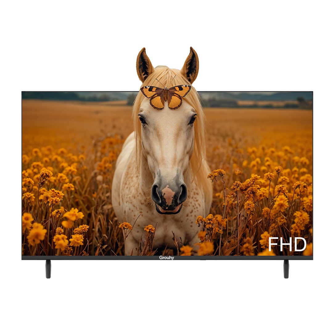 تلفزيون جروهي 43 بوصة FHD LED بدون إطار - GLD43NAV2
