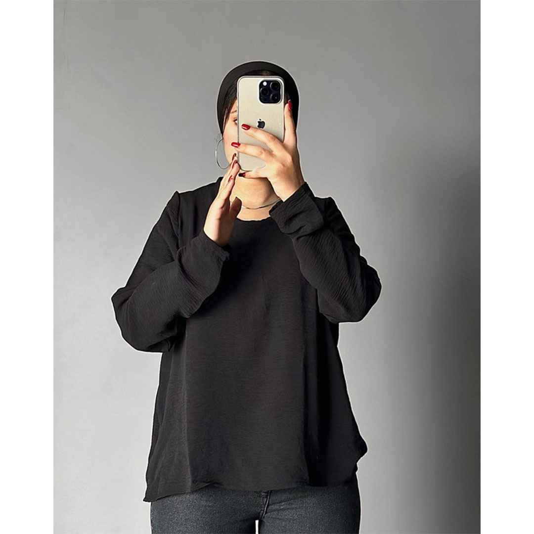 بلوزة حريمي كريب