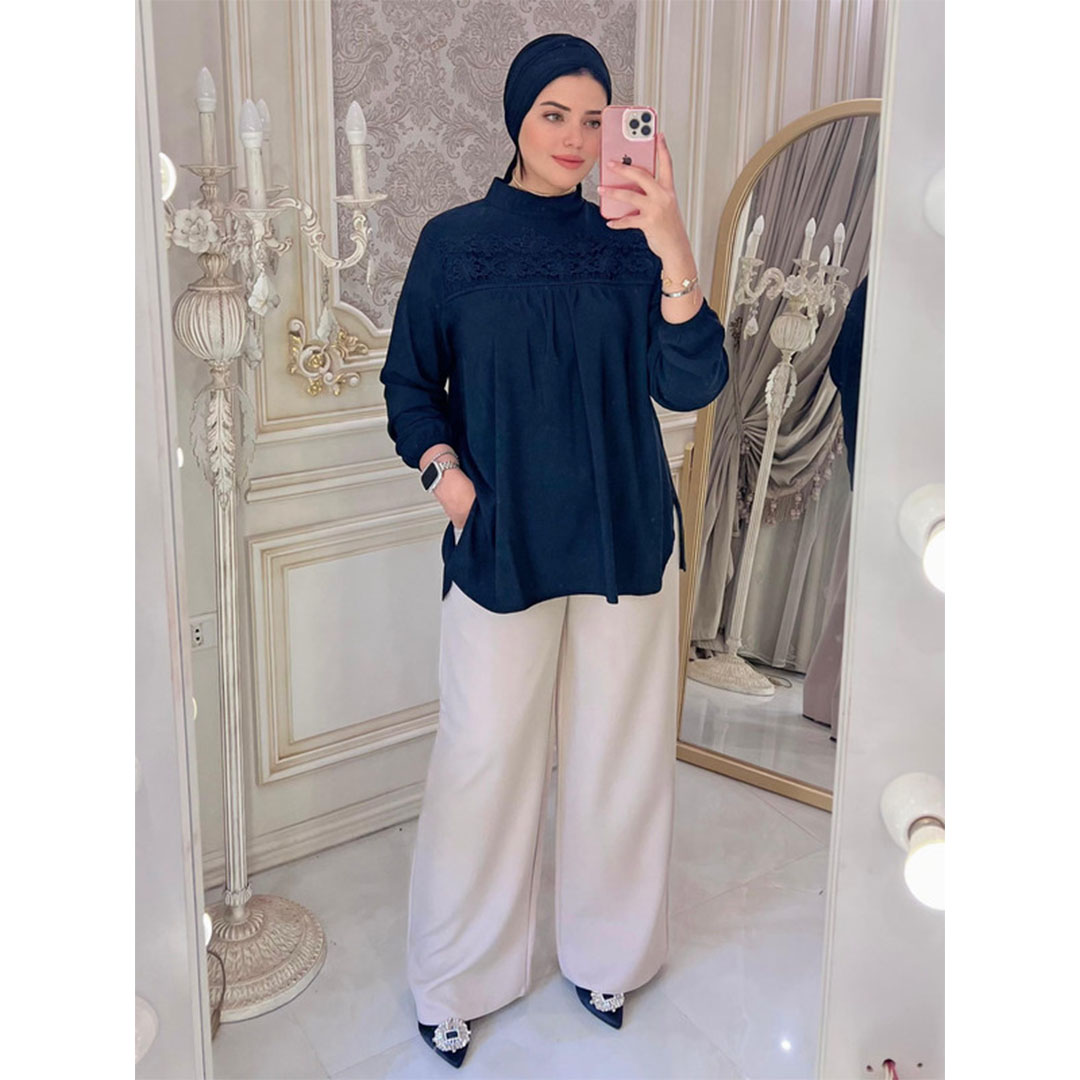 بلوزه جوبير حريمي - أسود