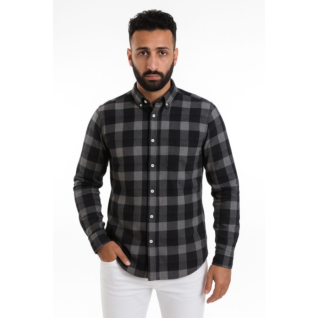 أسود/رمادي