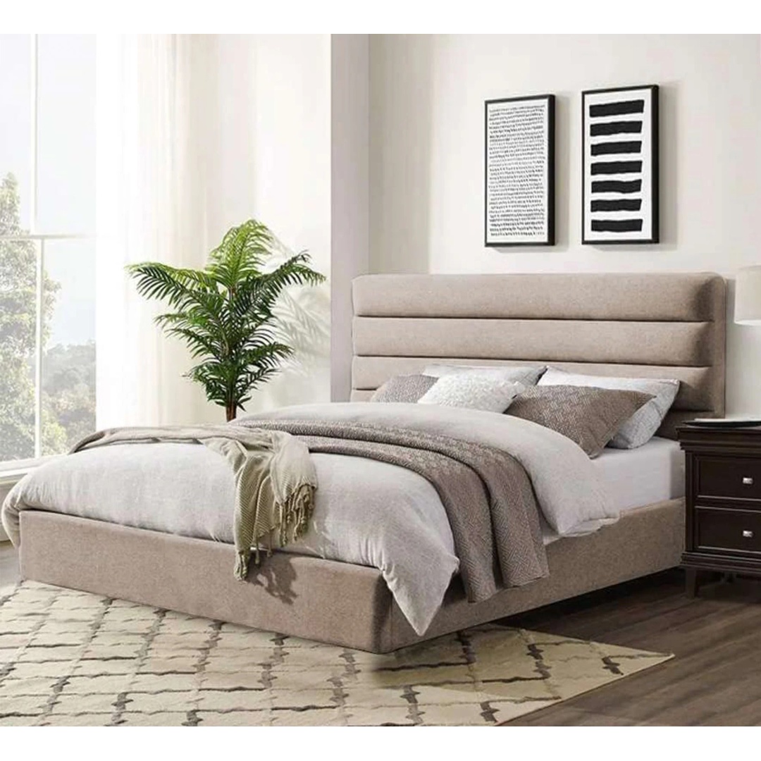 سرير كابوتونيه قطيفة خشب تايلاندي - MZBDN010