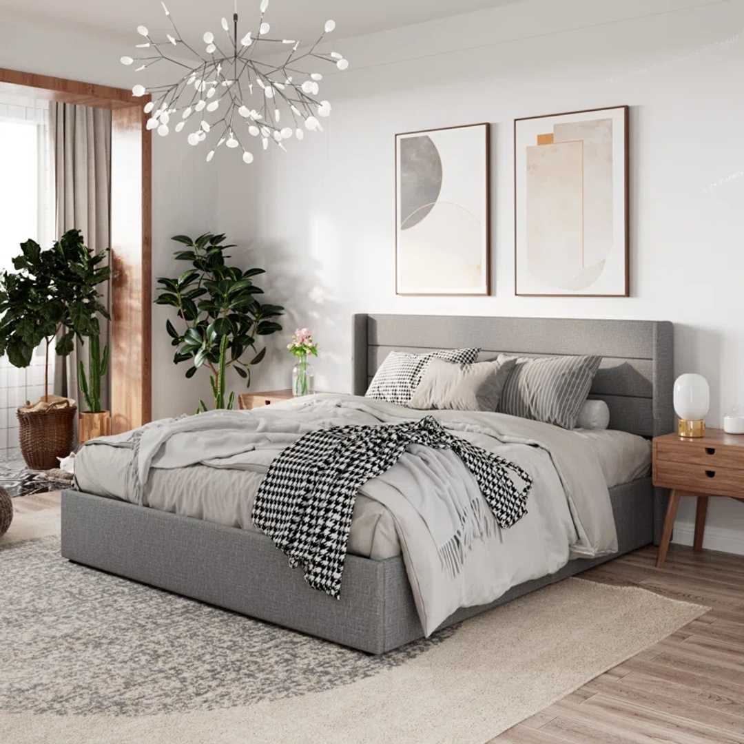 سرير مودرن منجد - MZBDN012