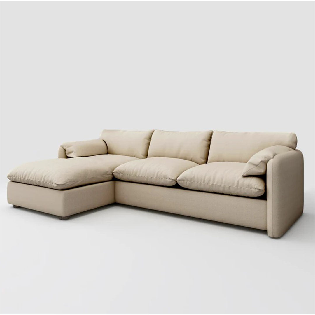 كنبة حرف L MZSC040 - بيج