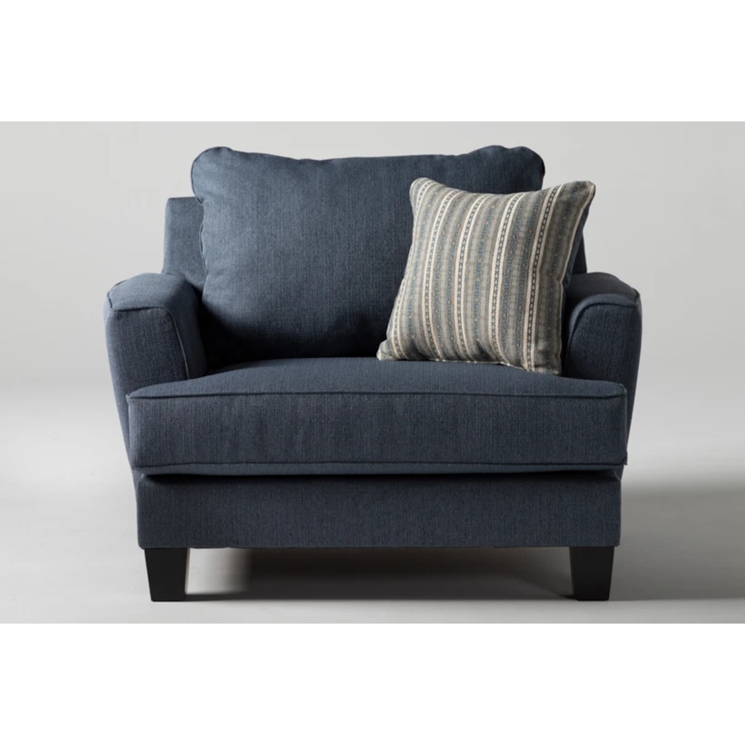 كرسي إيليا بذراعين - 90 سم - أزرق - Mzch003