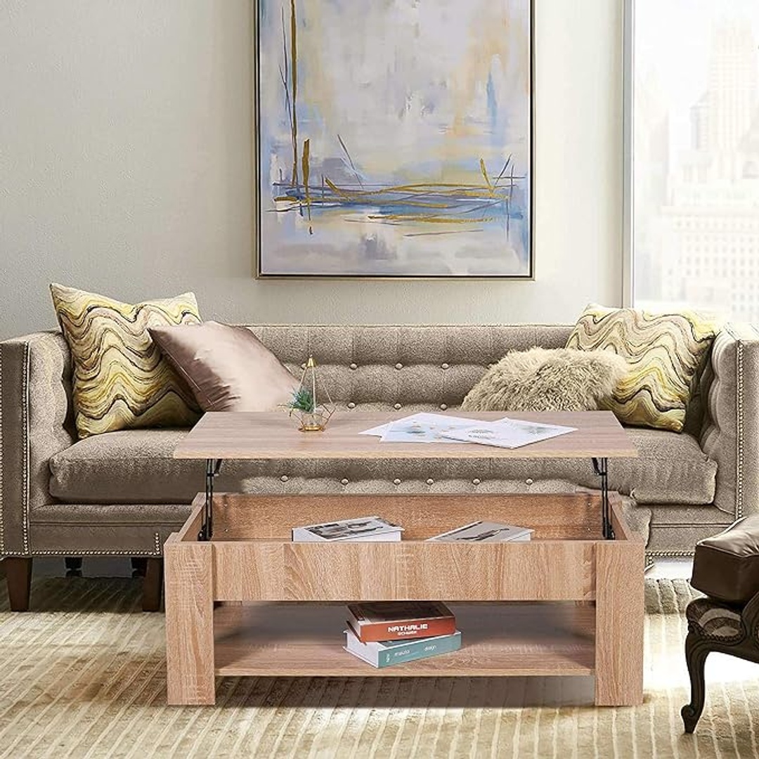 ترابيزة قهوة - 100 سم - بيج - Mzct006