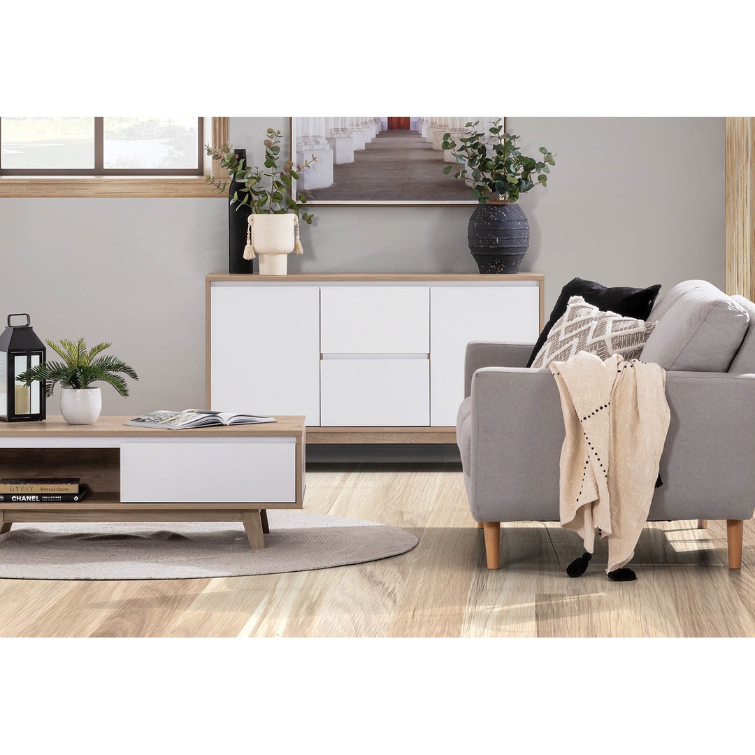 بوفيه عصري 4 درف - 140 سم - Mzdb002