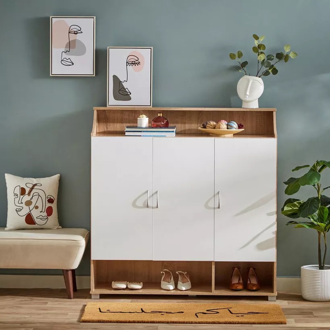 جزامة أحذية إيموشن - 120 سم - أبيض/بني - Mzsr004