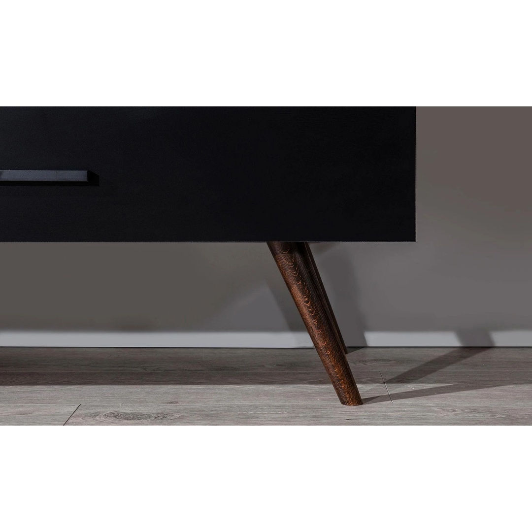 وحدة تلفزيون مودرن - 160 سم - بني/أسود - Mztv150