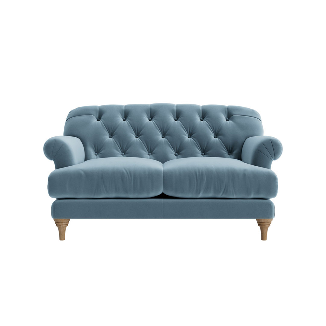 كنبة وودي خشب زان MZSF009 - تركواز