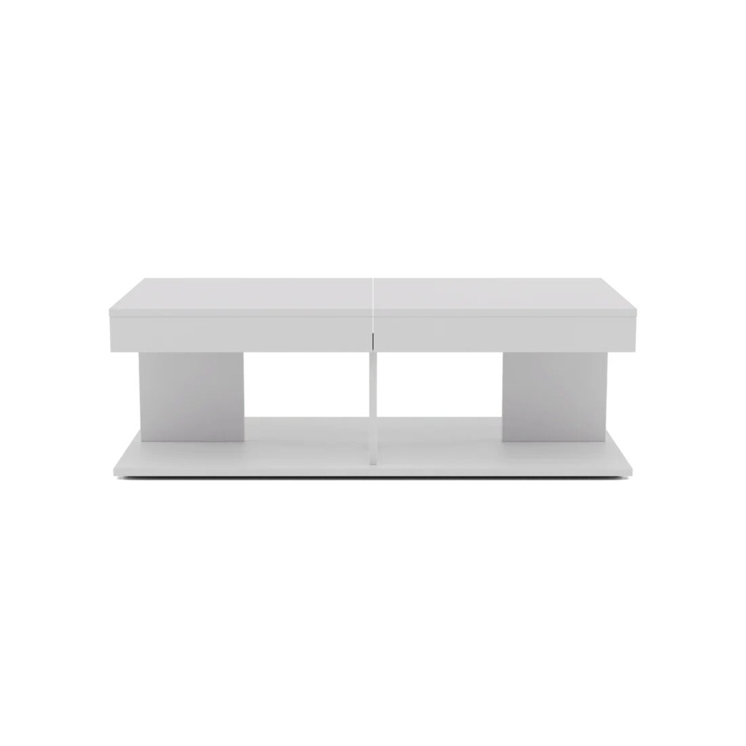 ترابيزة قهوة - 90 سم - أبيض - Mzct019