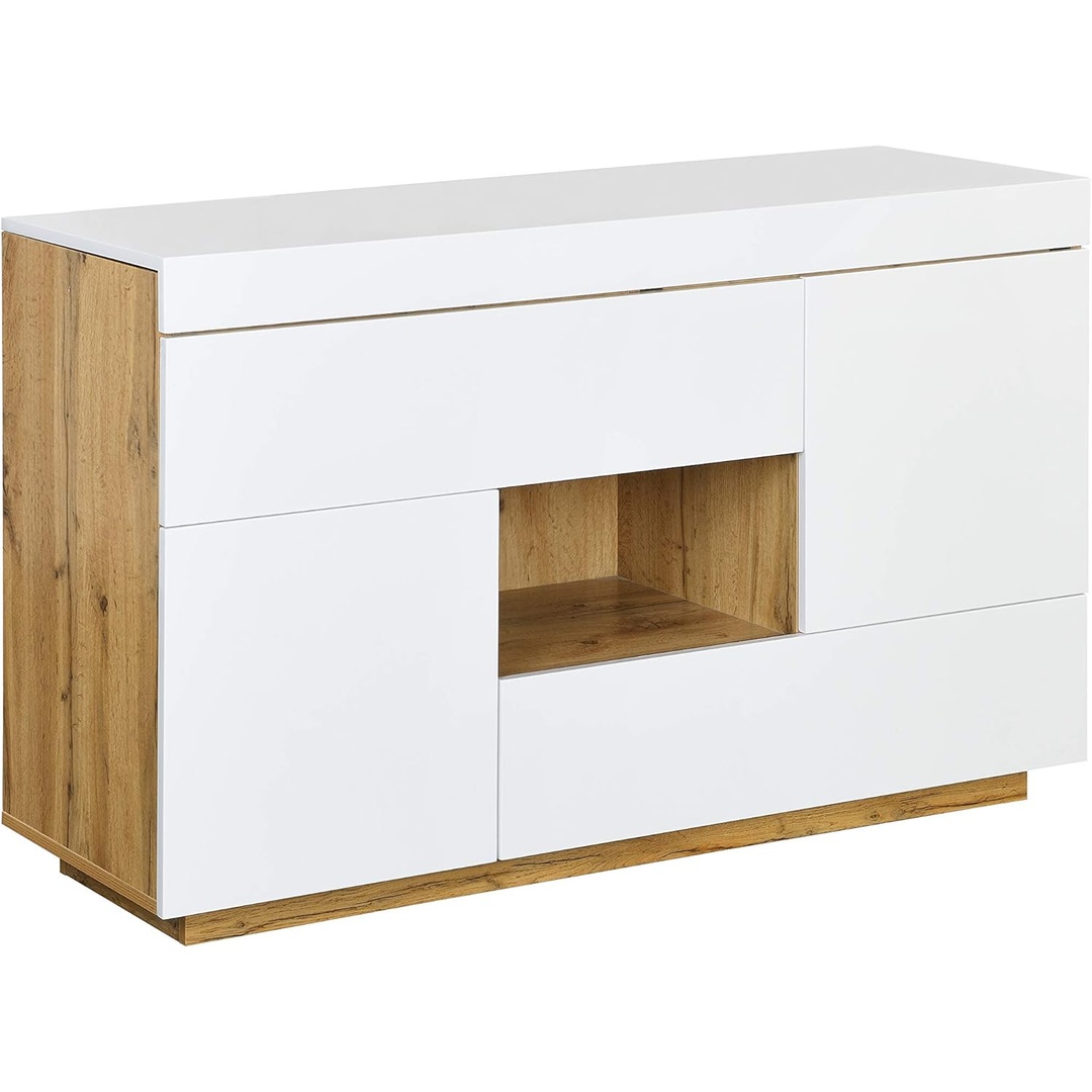 بوفيه قابل للتمديد - أبيض - 120 سم - Mzdb001