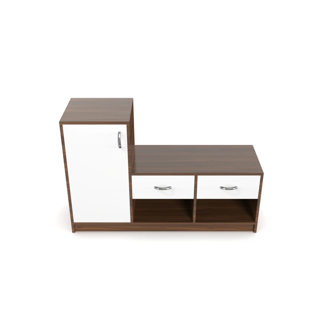 جزامة أحذية ليب - 120 سم - أبيض/بني - Mzsr013