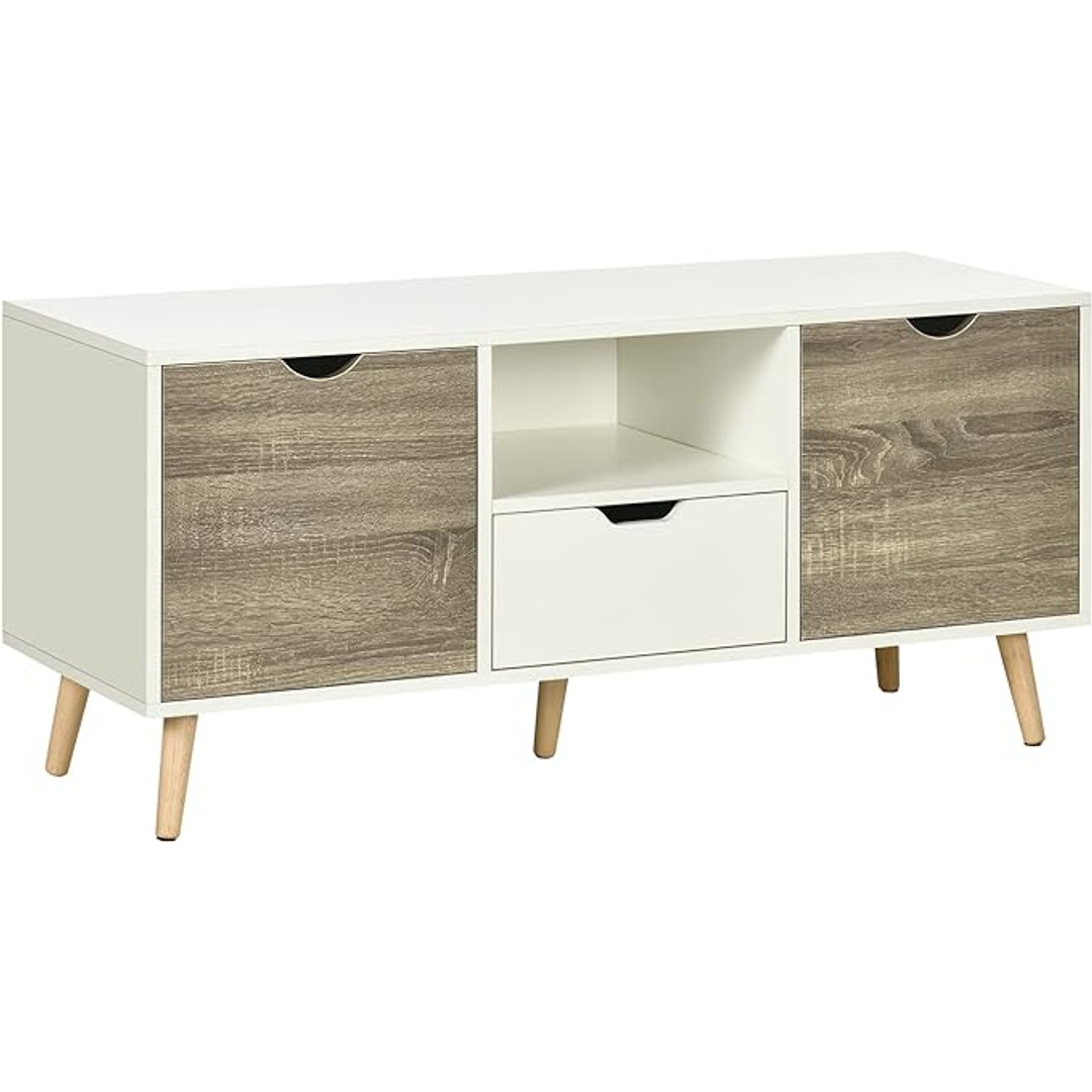 وحدة تلفزيون مودرن - 120 سم - بيج - Mztv168