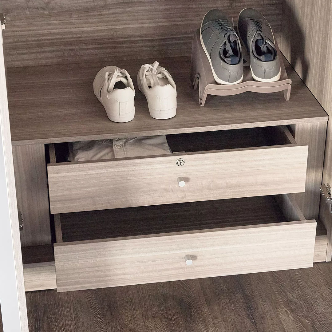 دولاب 5 أبواب MZWD006 - بيج