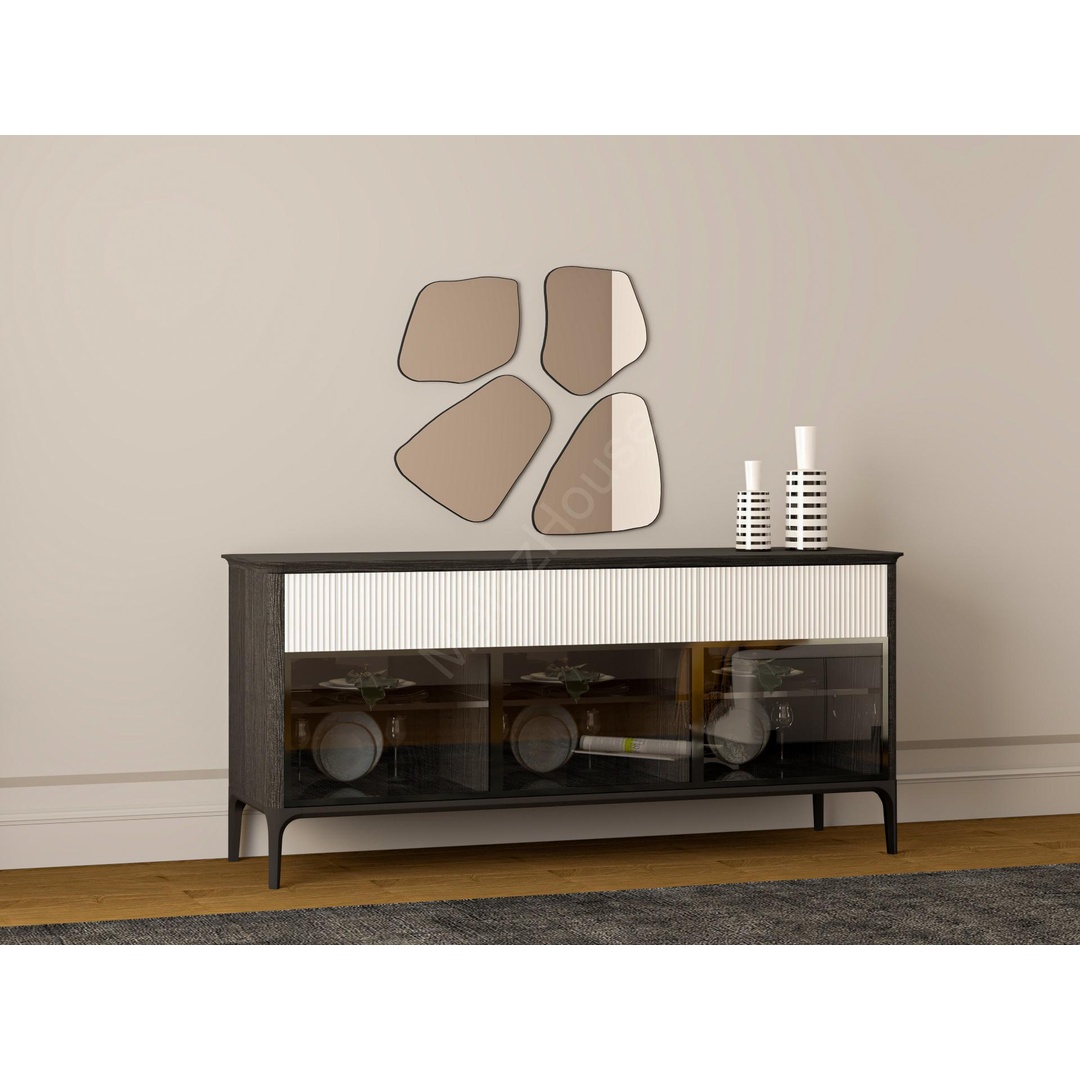 طقم غرفة طعام عصري كاملة - Mzdrs002