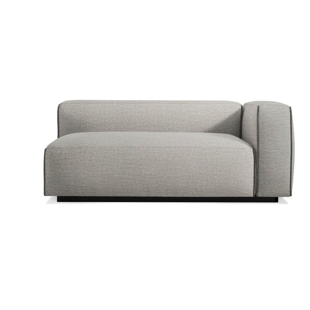 أريكة غرفة معيشة بقماش الكتان - 240 سم - رمادي - Mzsf031