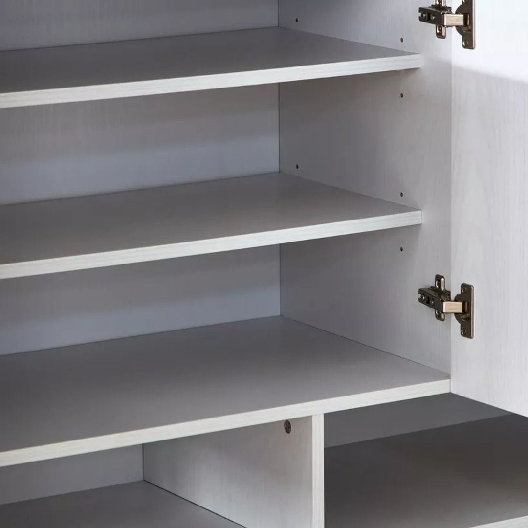 دولاب أحذية فيينا بأدراج وأرفف - 100 سم - Mzsr016