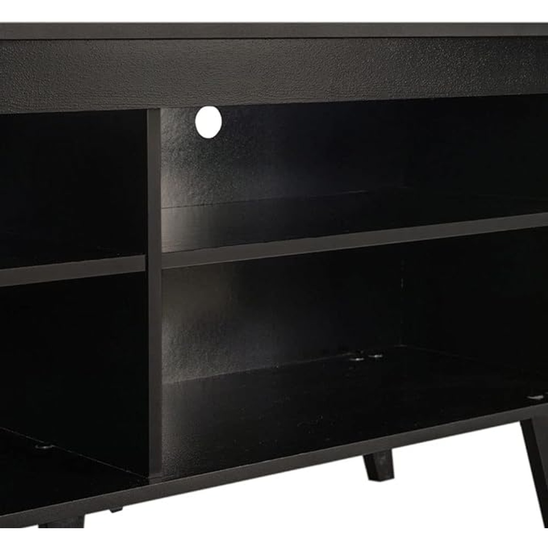 وحدة تلفزيون مودرن - 120 سم - أسود - Mztv205