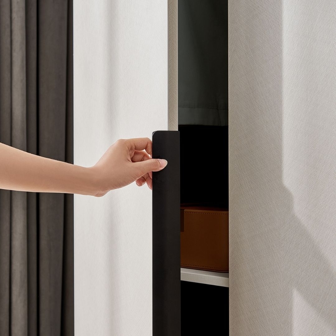 دولاب ملابس خشب Mdf - أبيض - 200*220 سم