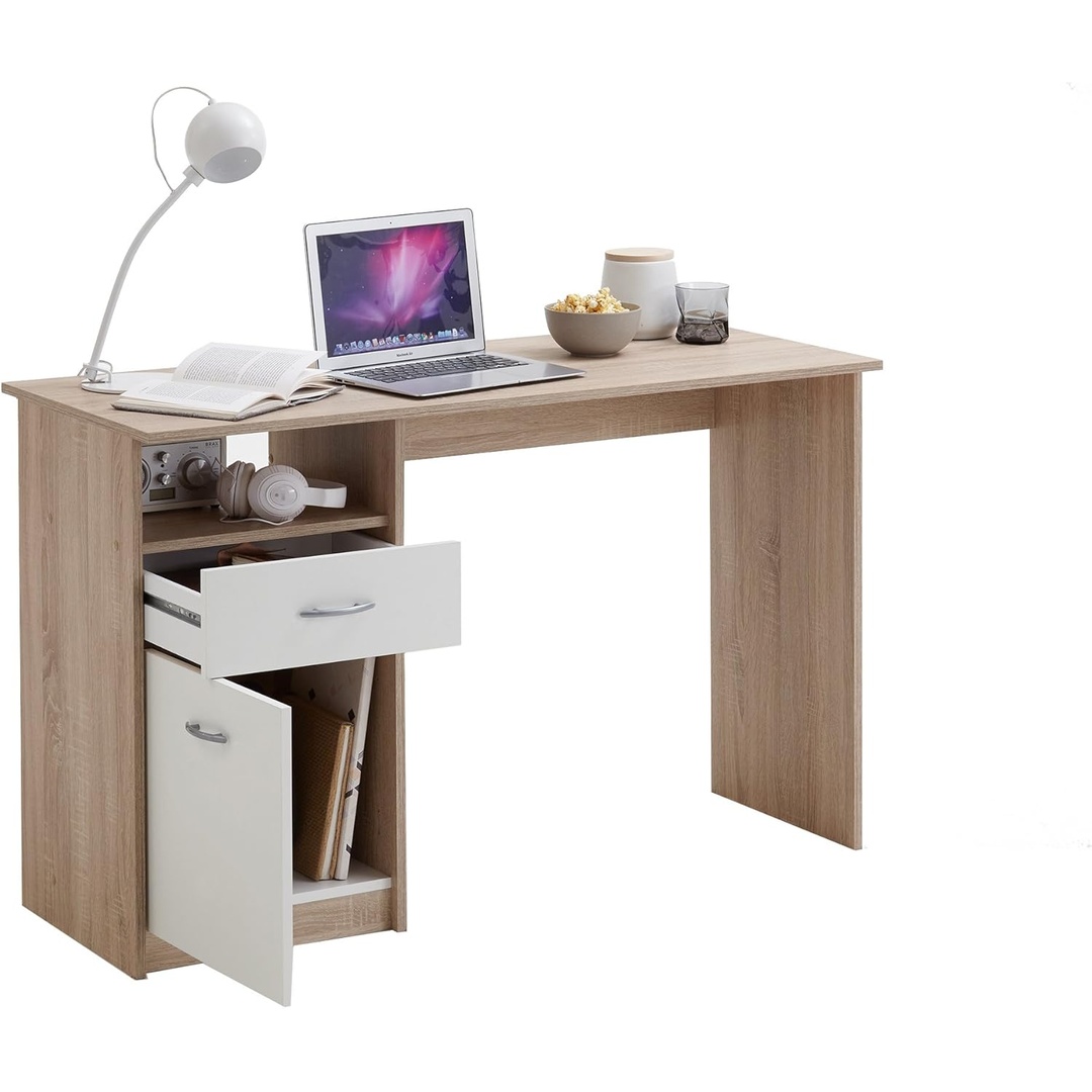 مكتب دراسة وعمل - 120 سم - بيج - Mzsd005