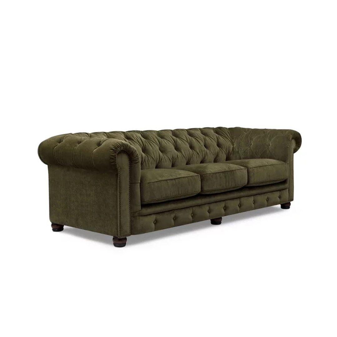 أريكة شاكلتون لغرفة المعيشة - 220 سم - أخضر - Mzsf012