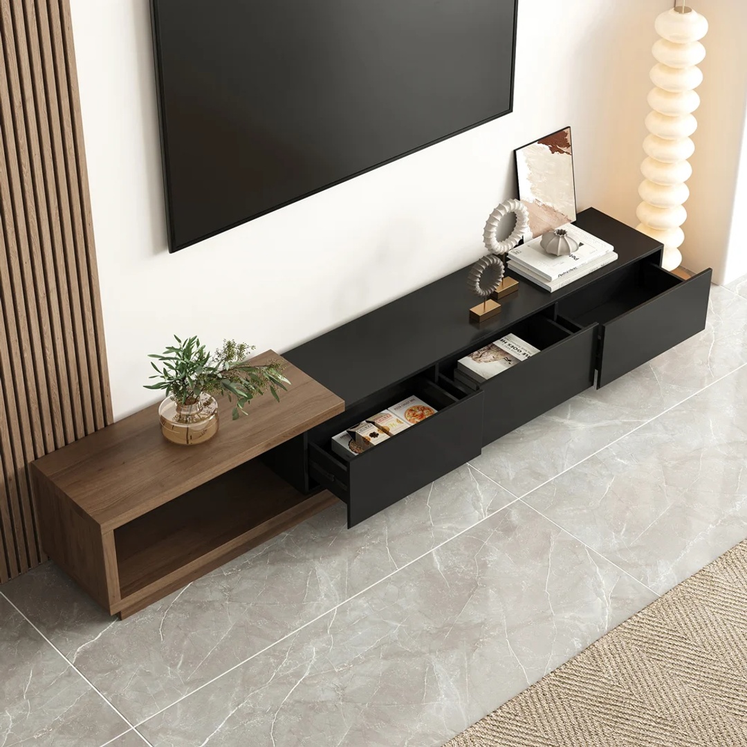 وحدة تلفزيون مودرن - 255 سم - Mztv005