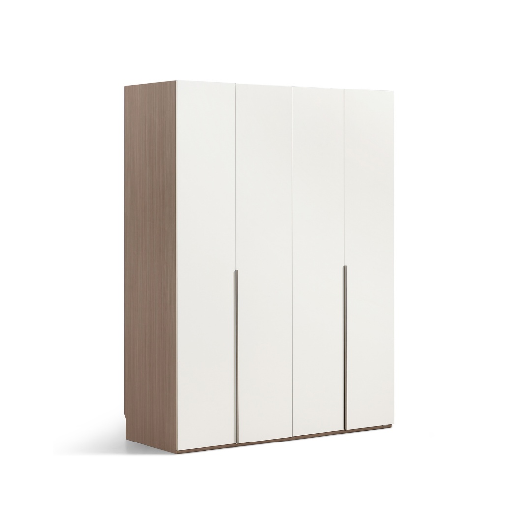 دولاب ملابس مودرن - 1.6 متر - أبيض - Mzwd018