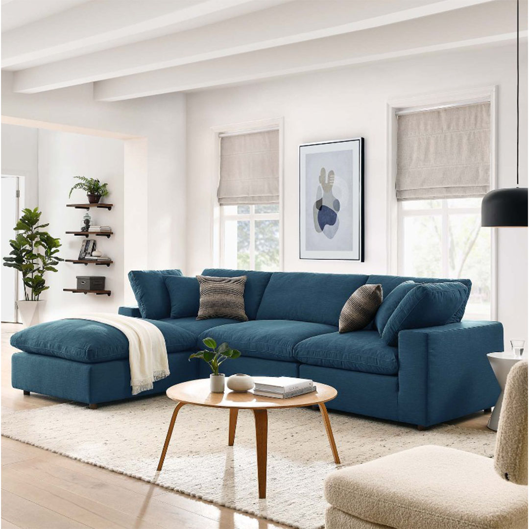 كنبة أرماند سيكشن MZSC003 - تركواز غامق