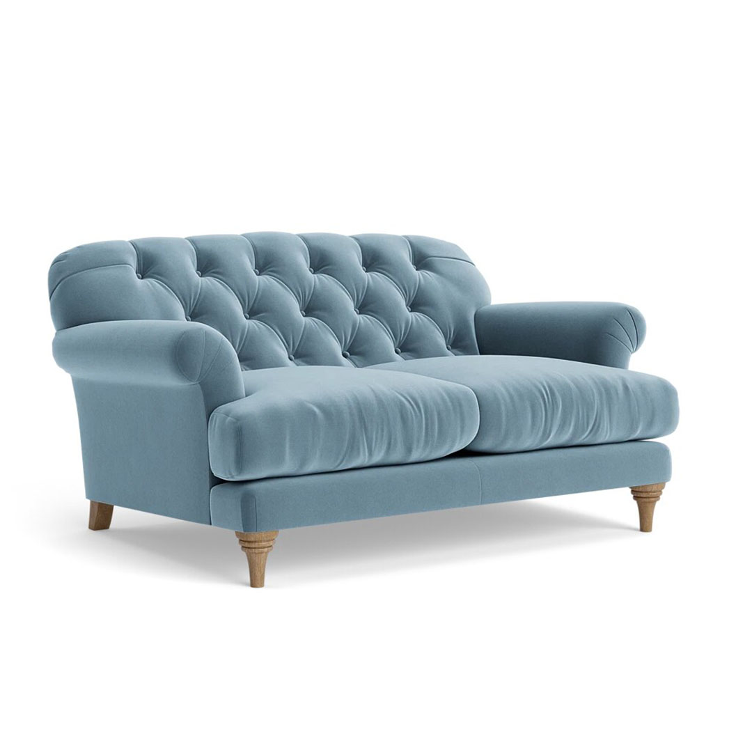 كنبة وودي خشب زان MZSF009 - تركواز