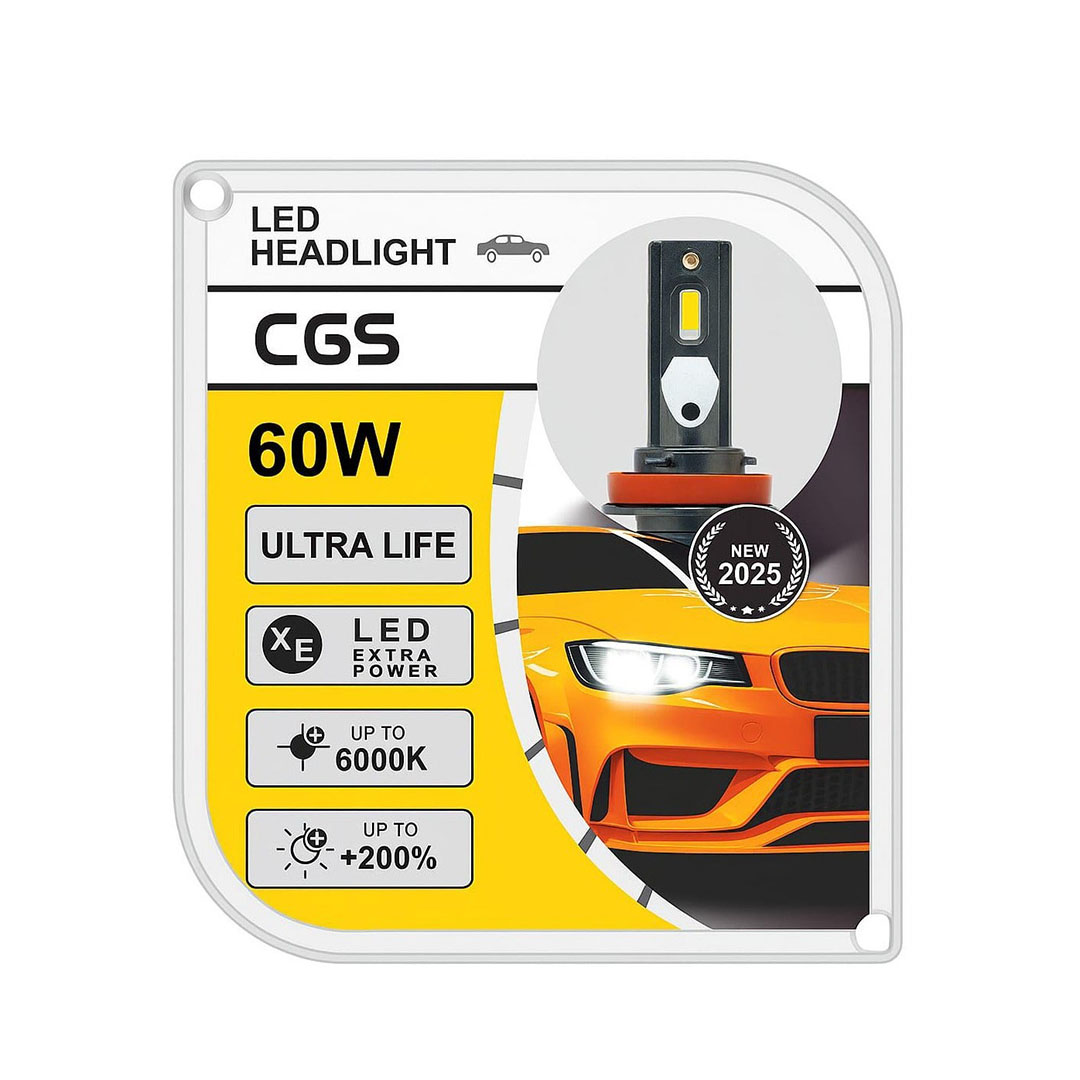 طقم لمبات أمامية LED للسيارة من CGS - 881 - 60 واط