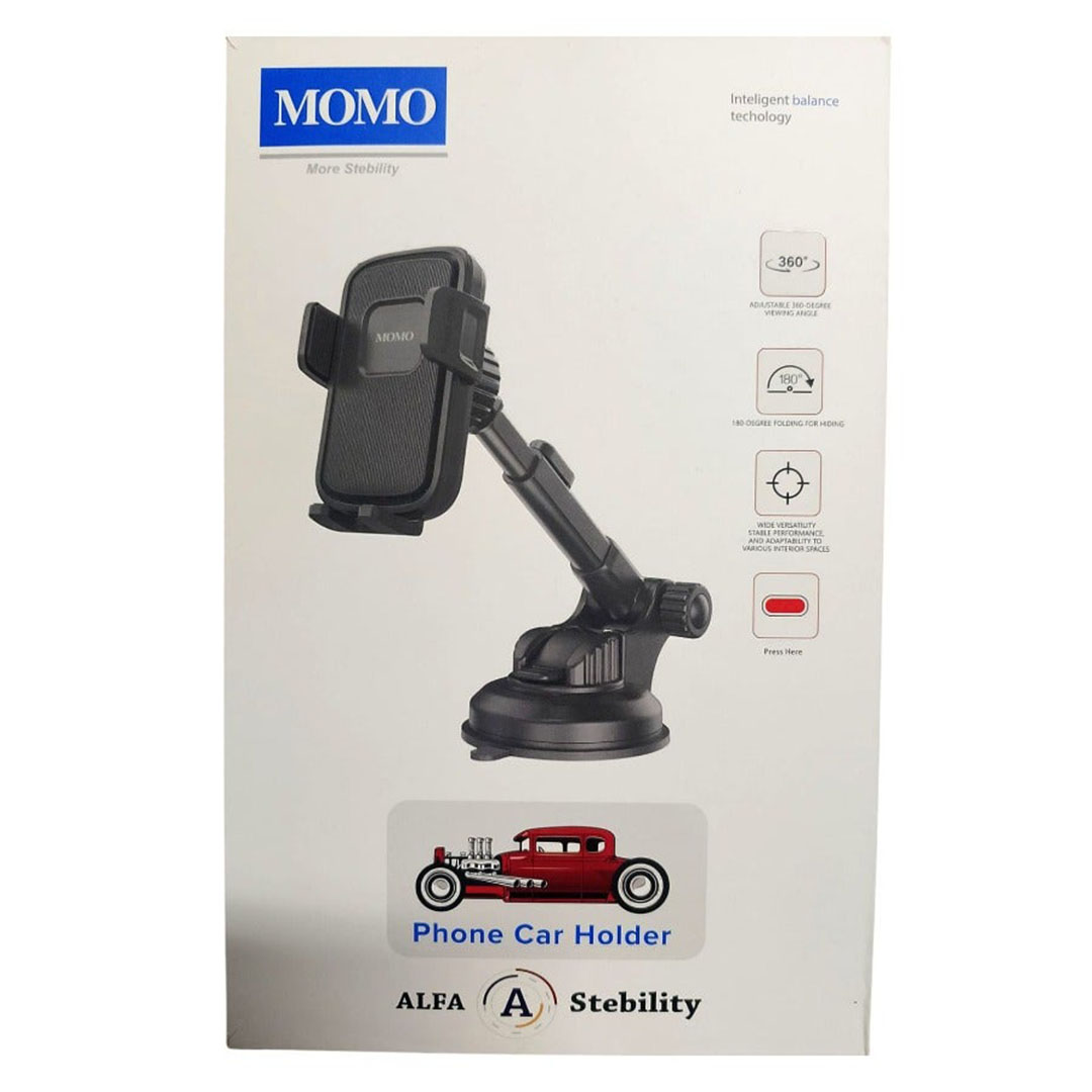 حامل هاتف للسيارة MOMO MO-033301 - أسود