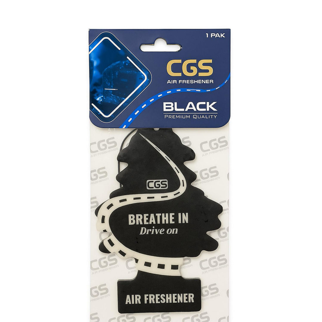 بطاقة معطر جو للسيارة برائحة الثلج الأسود