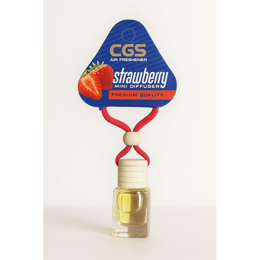 معطر جو - موزع صغير برائحة الفراولة للسيارة والمنزل