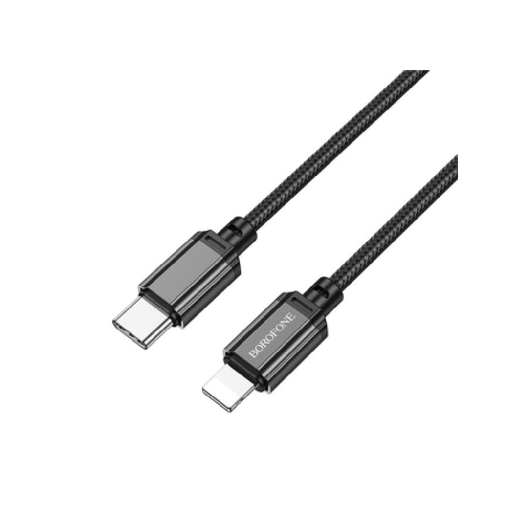 كابل شحن ونقل بيانات من بروفون BX87 للآيفون - أسود