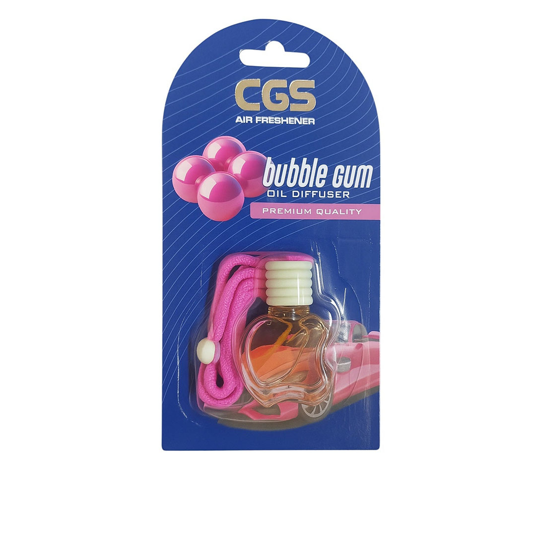 معطر جو على شكل تفاحة - موزع برائحة العلكة، للسيارة والمنزل