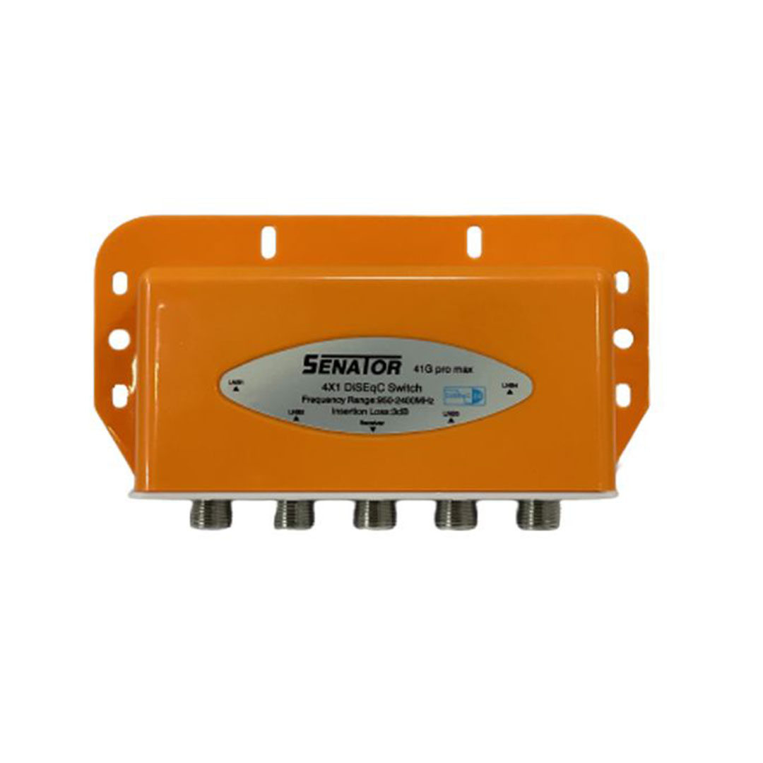 مفتاح ديسك سيناتور - 41G Pro Max - 4 منافذ - برتقالي