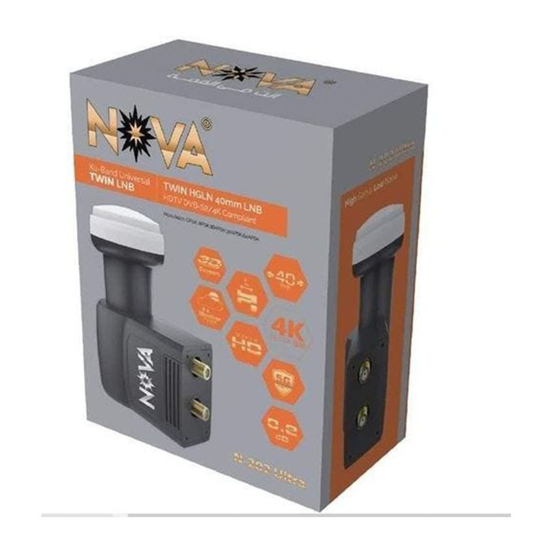 LNB نوفا ثنائي - N-202 Ultra - أسود