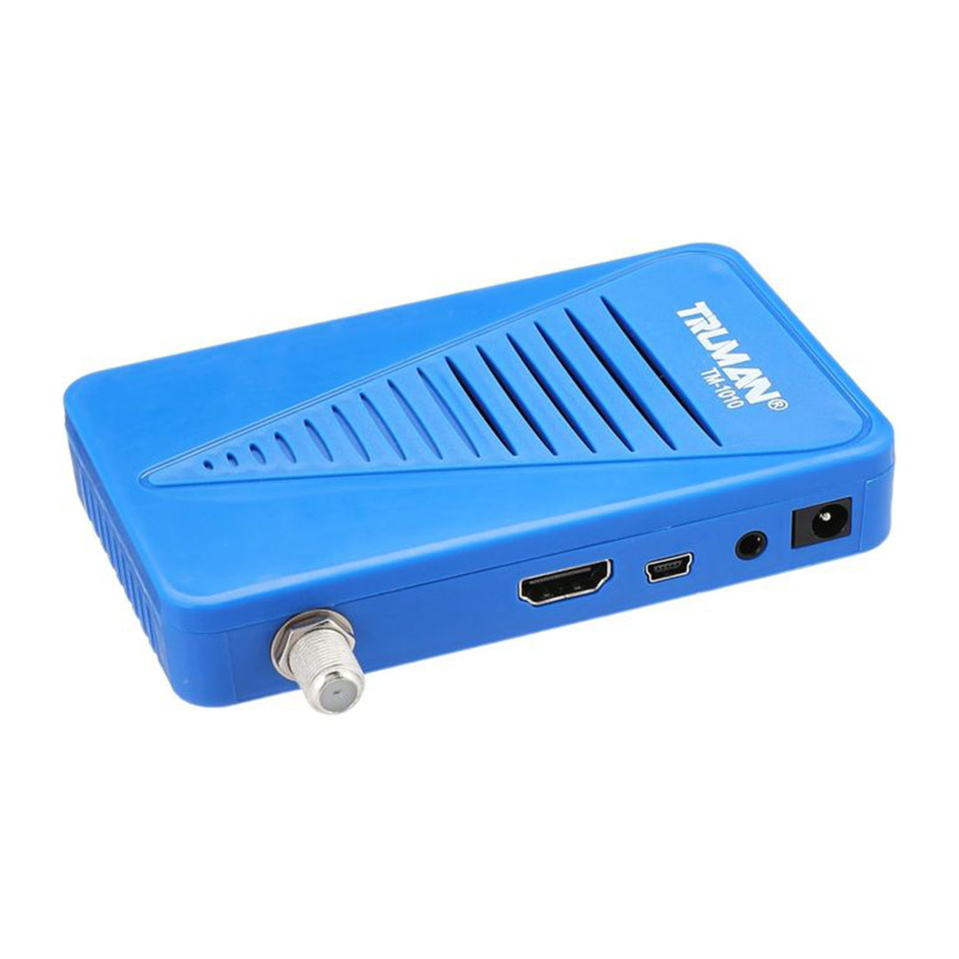 جهاز استقبال ترومان - TM-1010 - ميني - FHD - أزرق
