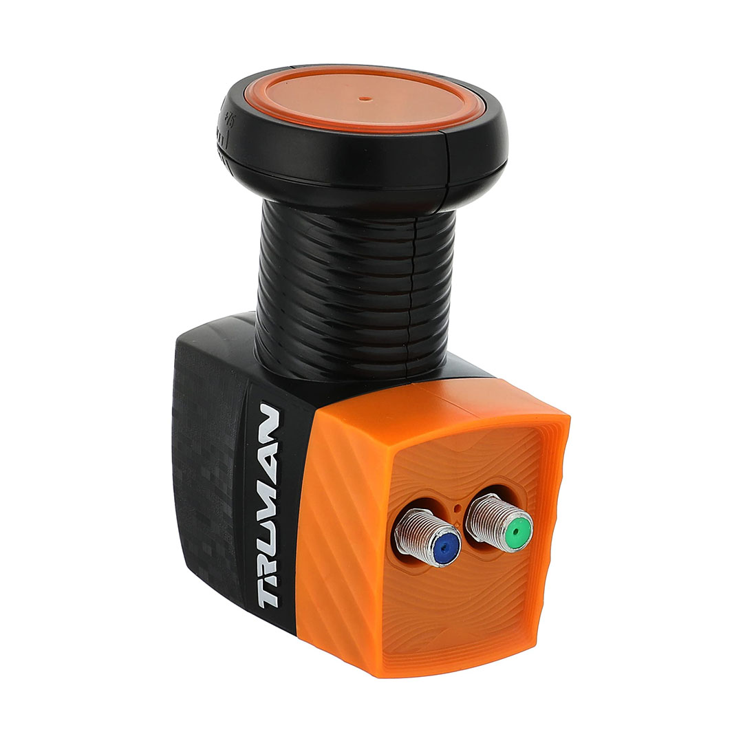 جهاز استقبال ترومان - LNB - منفذين - TM-221 - أسود