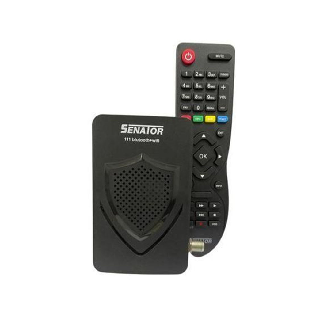 سنتور 111 جهاز استقبال الأقمار الصناعية بلوتوث + واي فاي - أسود